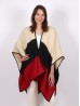 Triple Tone Cape W/Waistband